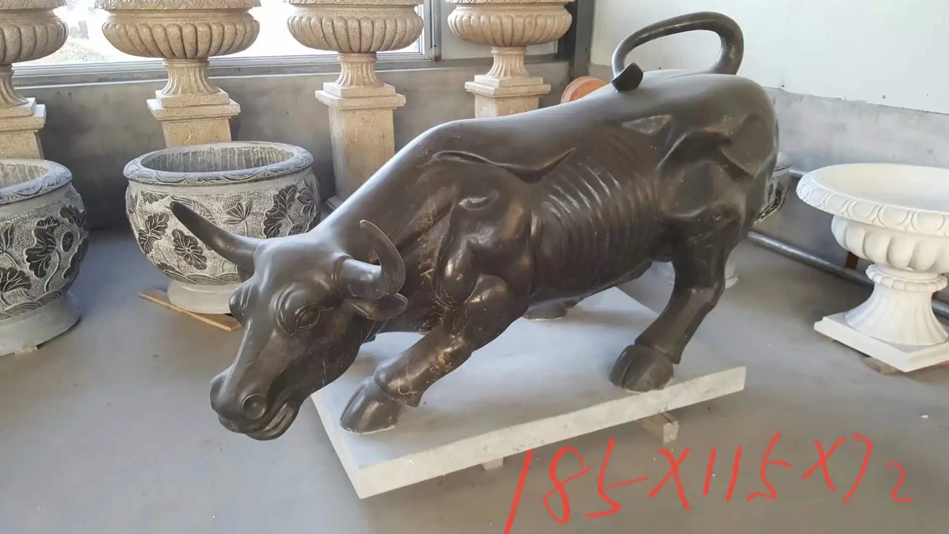 China manufacturer marble angel girl lion horse statue