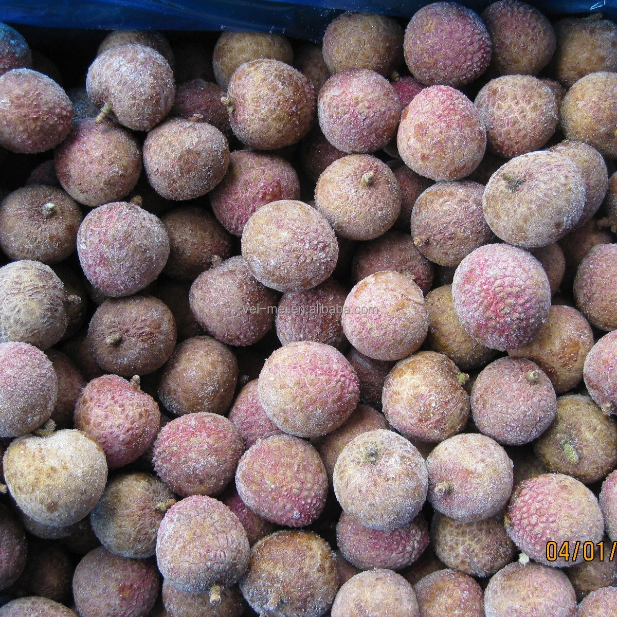 
Frozen fruit litchi lychee whole peeled 