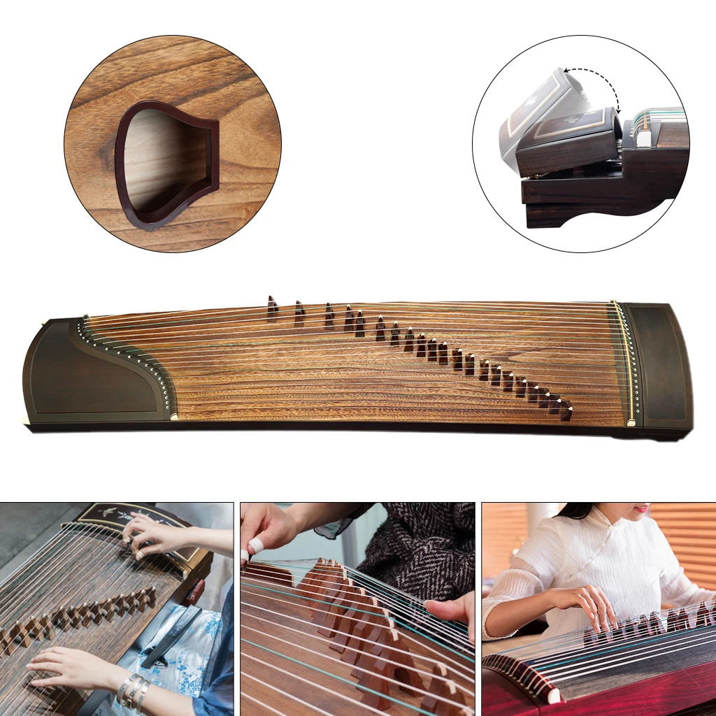 NAOMI MUSIC Chinese Zither 21 Strings Guzheng String Instrument Gu Zheng