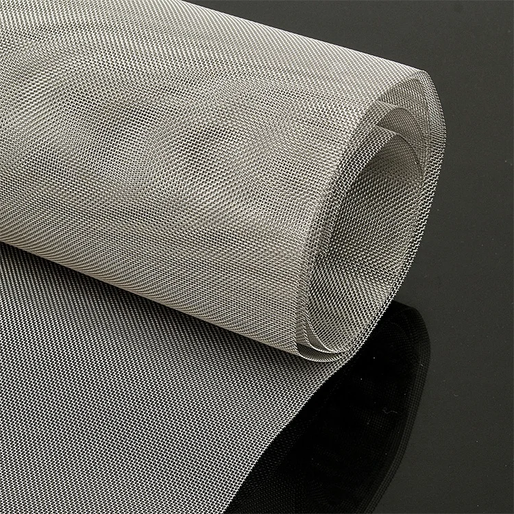 10 Mesh*24 Swg 31803 Stainless Steel Wire Mesh 304 316 316l Ultra Fine Woven 100 Micron Stainless Steel Wire Mesh