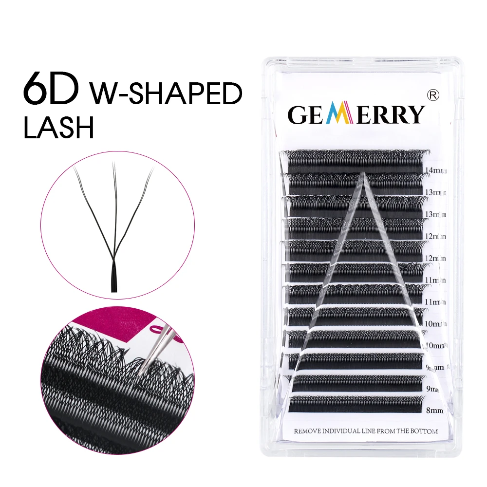 Ресницы для наращивания цветущие W YY-формы 3D 4D 5D 6D 8D натуральные мягкие легкие индивидуальные плотные ресницы YY Clover