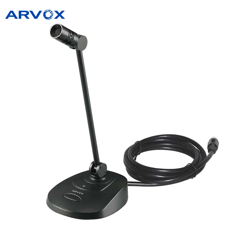  Профессиональная Проводная настольная система ARVOX с микрофоном для обсуждения