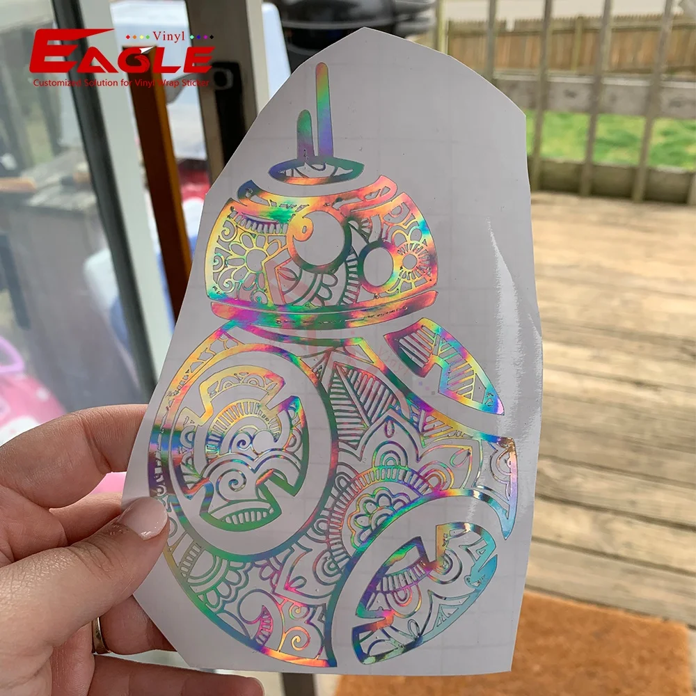 Custom Advertising poster PVC PE PET TPU material self adhesive Car Sticker Vinyl Roll Car Stickers Decal