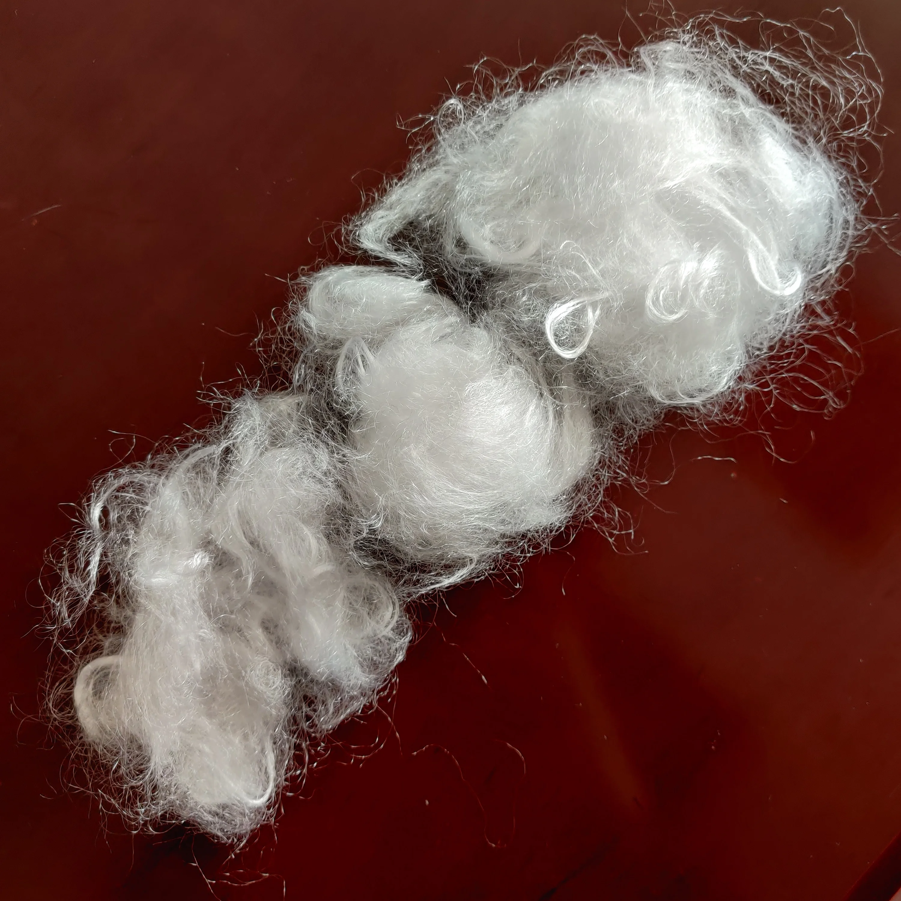 High quality Nylon trilobal bright fiber/virgin nylon fiber /7D*51mm