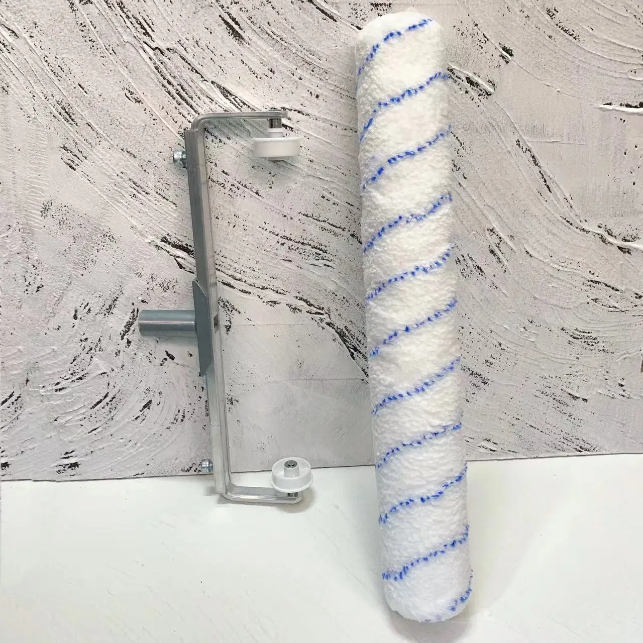 made in China professional painting tools blue color microfiber 20inch floor paint roller brush