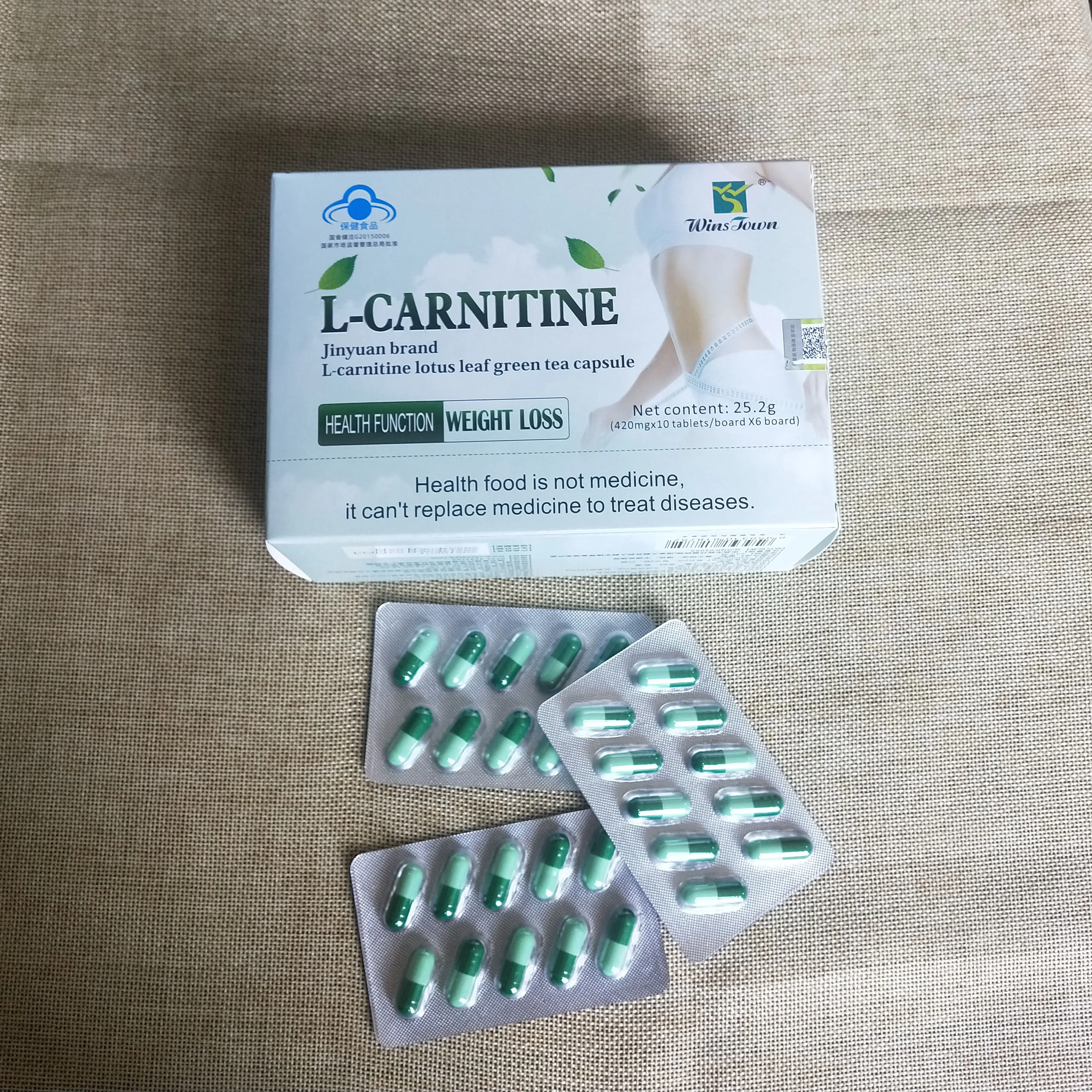 L carnitine lotus leaf Weight lose capsules health supplements slim pills fast fat burner slimming pills