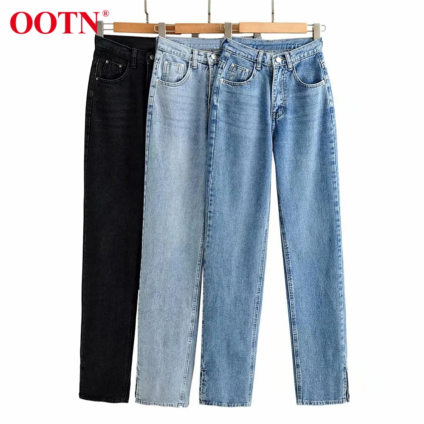  Джинсы OOTN Mom ковбойские джинсовые брюки женские винтажные джинсы с высокой талией бойфренда 2020