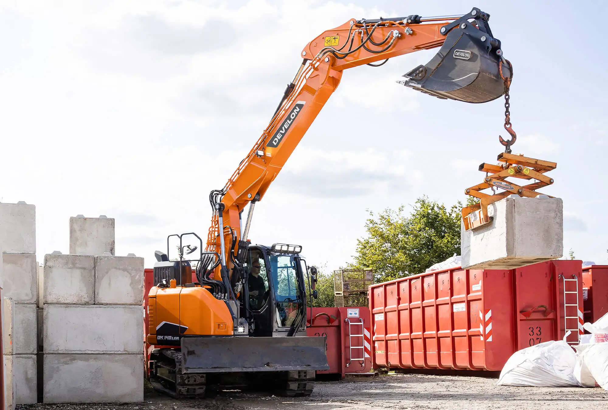 Автоматический DX140LC-9C экскаватор Doosan 14 тонн гидравлическая строительная техника 140 DX140lc для продажи