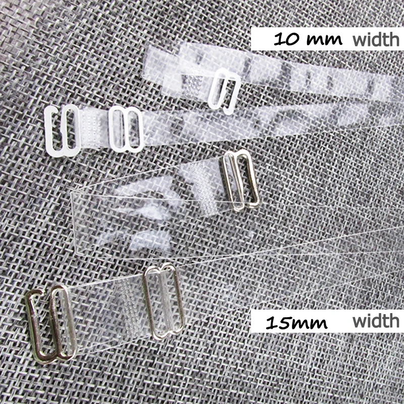 New Arrival transparent adjustable elastic shoulder bra transparent replacement shoulder strap
