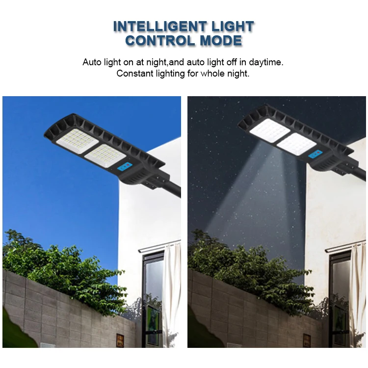 Outdoor Ip65 Waterproof Integrated Solar Street Lanp 60W All In One Led Solar Street Light
