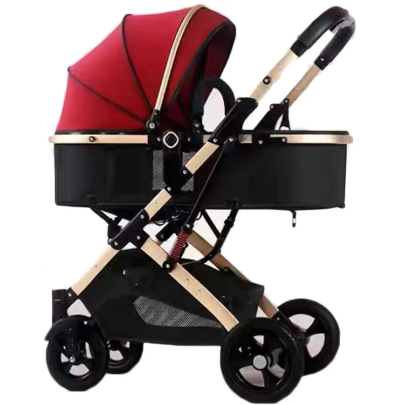 OEM 4 Wheel Aluminum Alloy Foldable Baby Stroller/Baby Pram China Factory/cheap Baby Carrier