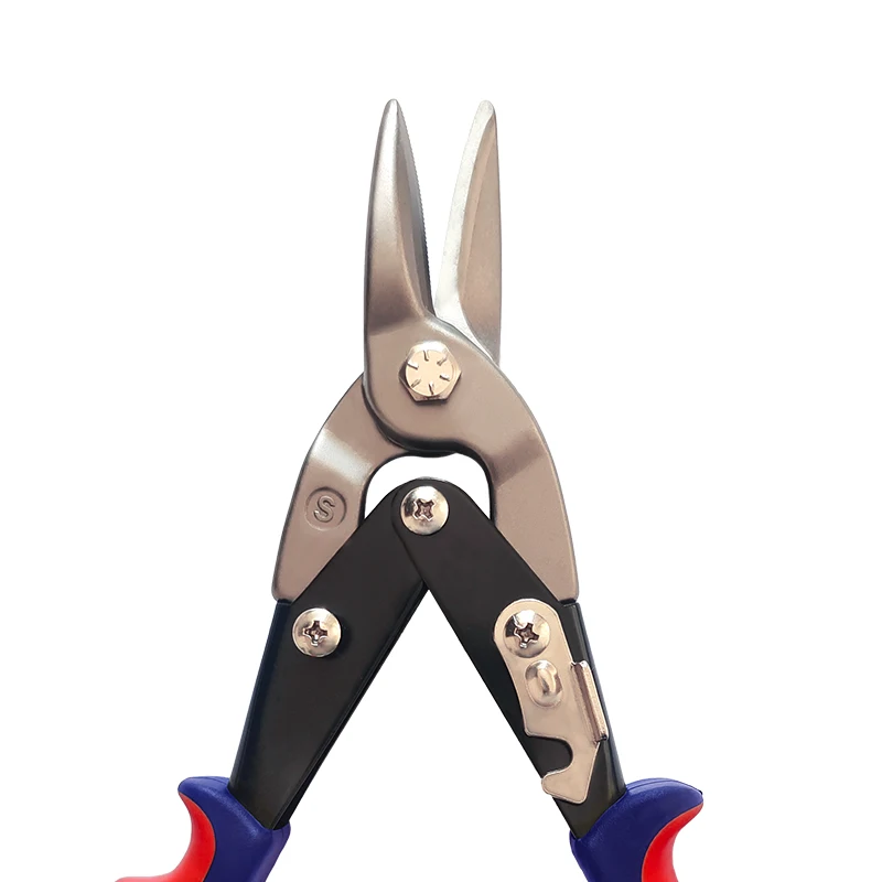 High quality 10in Sharp scissors Aviation tin snip cutting steel scissors