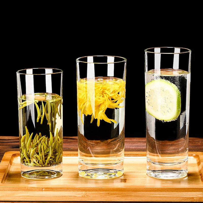 Оптовая продажа, высококачественные стеклянные стаканы для питьевой воды с тяжелым основанием, стеклянные стаканы для ликера Mojito, стеклянные стаканы, стеклянные чашки