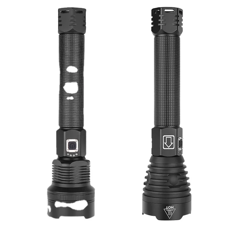 Xhp90 Strong Type C Charging P70 Flashlight Work Light Lantern For Camping Hiking Flashlight 18650