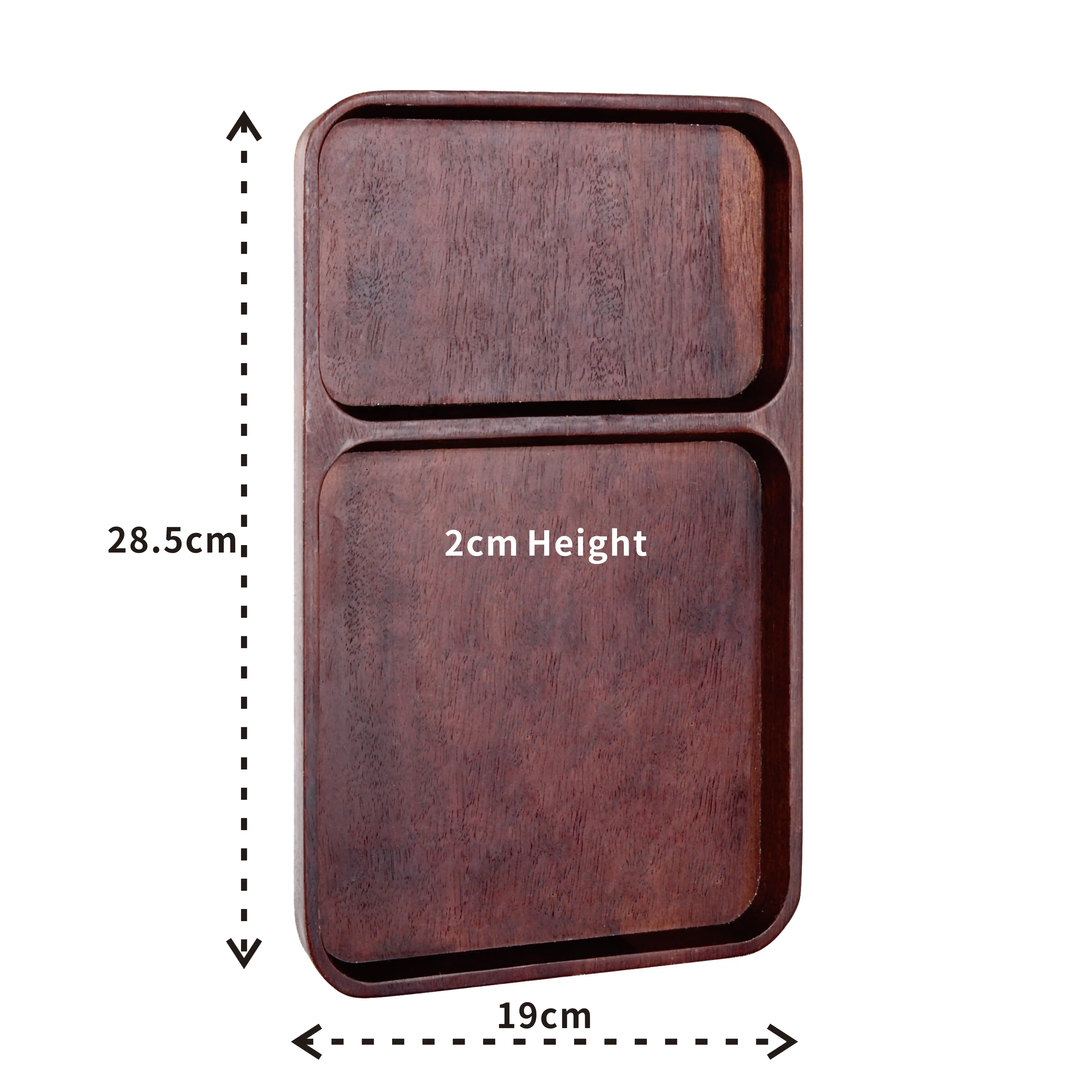 
Bolin Large Black Acacia Wooden Trays Serving,restaurant wooden food serving trays 