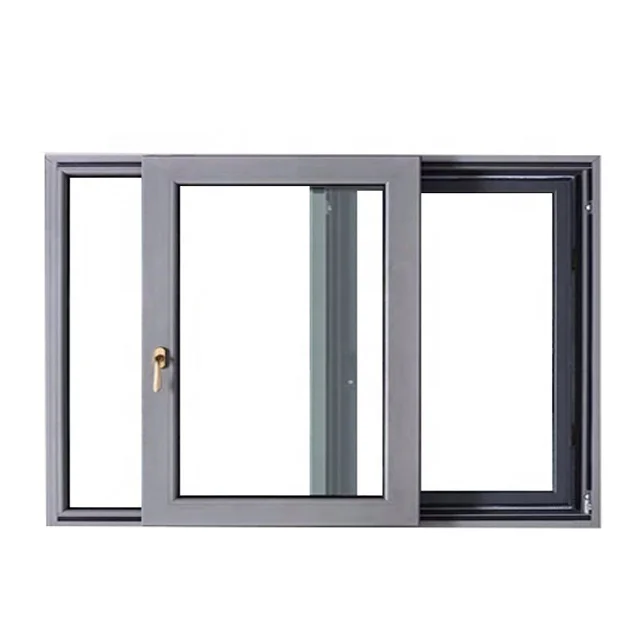 Hot Sale High Quality Waterproof And Soundproof Vinyl Windows Double Glazed PVC Sliding Windows