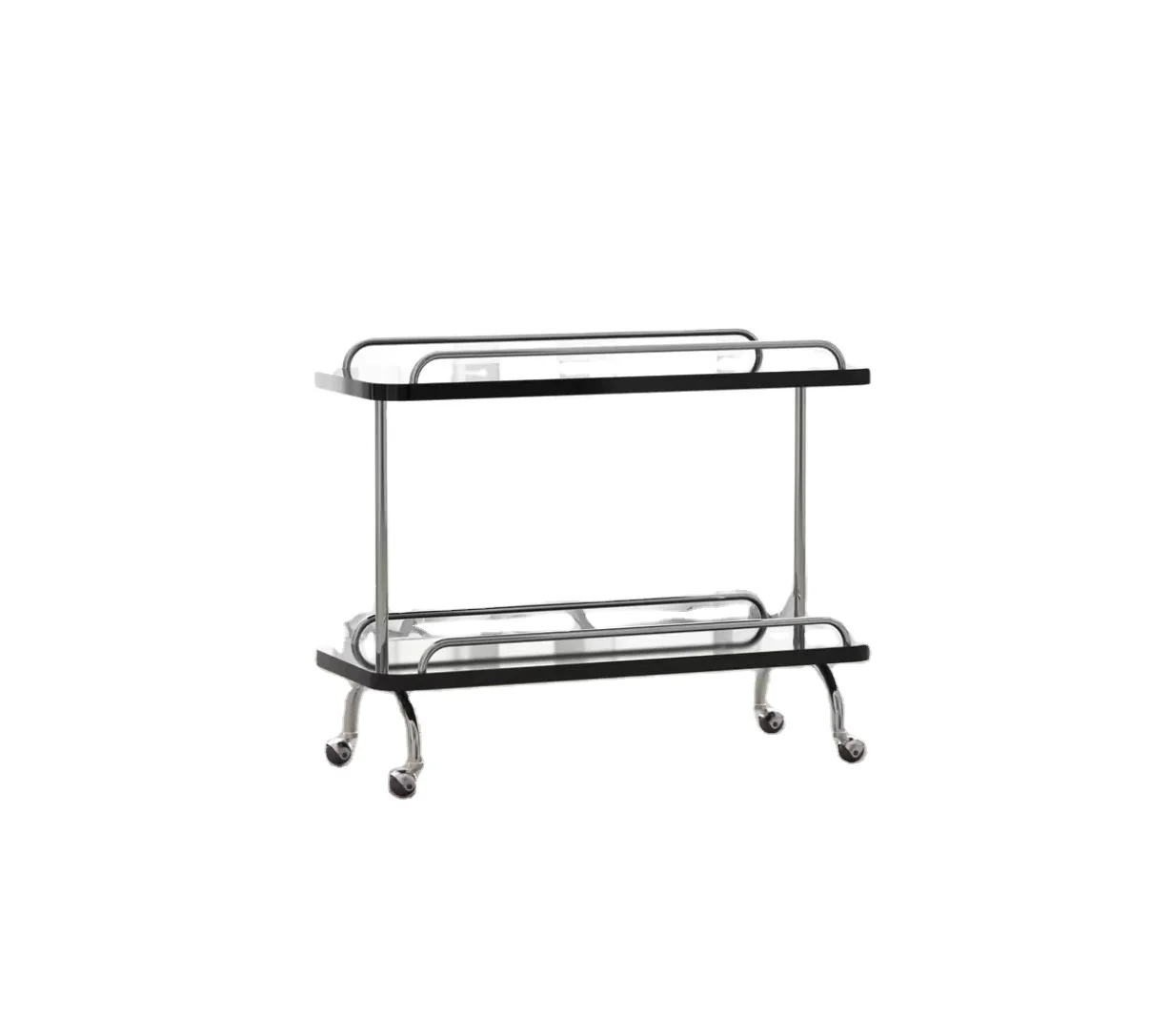 Tier Mesh Rolling Cart for Serving Utility Organization Kitchen Cart with Portable Metal Handle Easy Moving Flexible Wheels