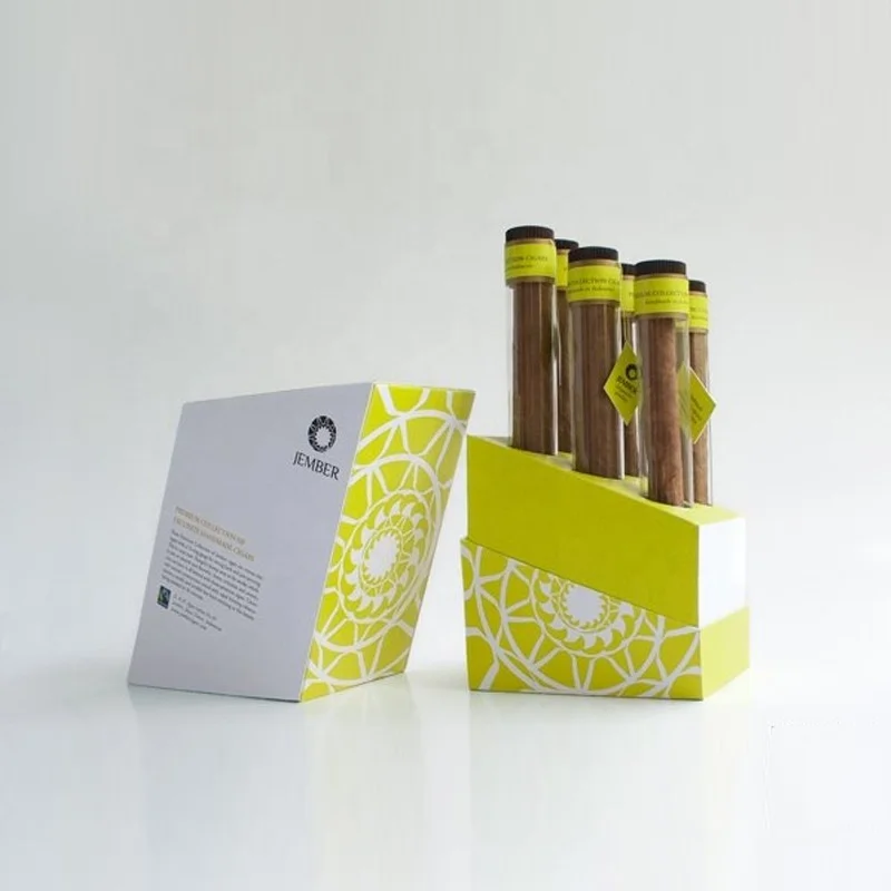 Box Printing Custom Spanish Cedar Humidor Paper Gift Cigar Tobacco Box Packaging
