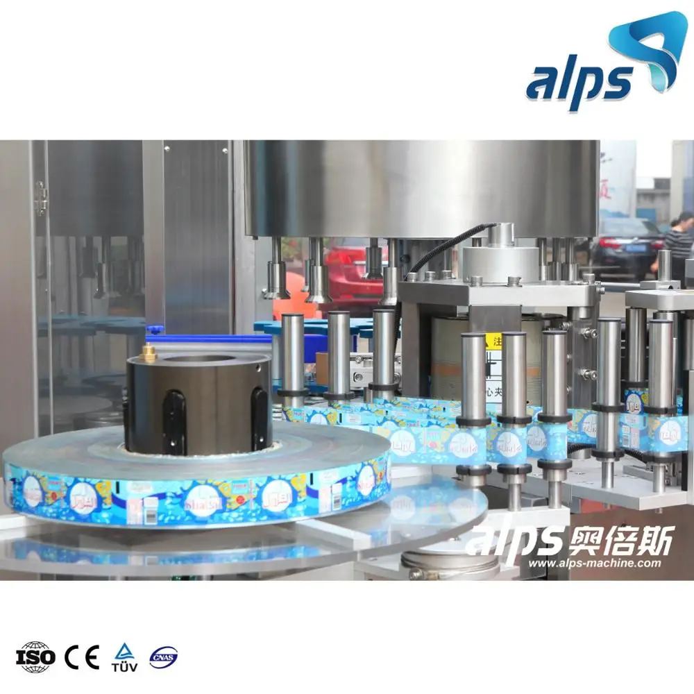 High Quality Rotary Type Mineral Water Beverage Bottle Hot Glue Opp Labeling Machine