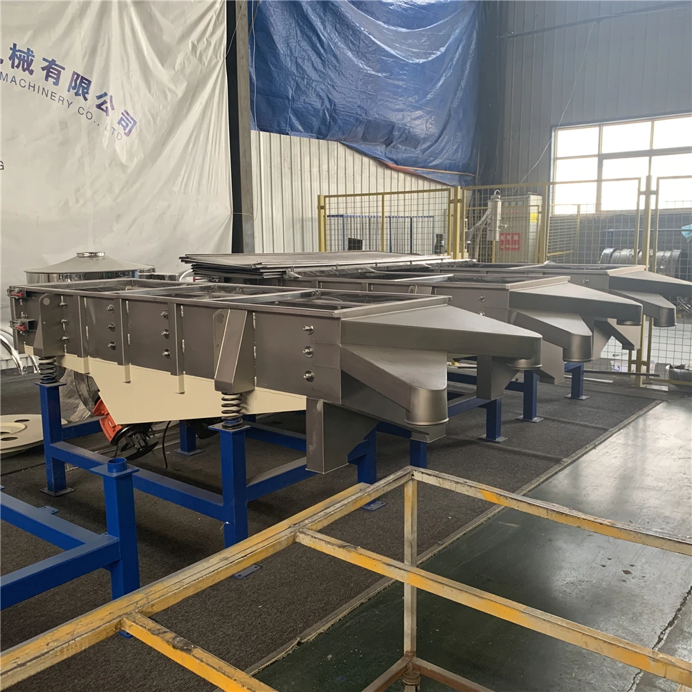 500 kg linear vibrating sieve straight sifter machine for extract gold from sand