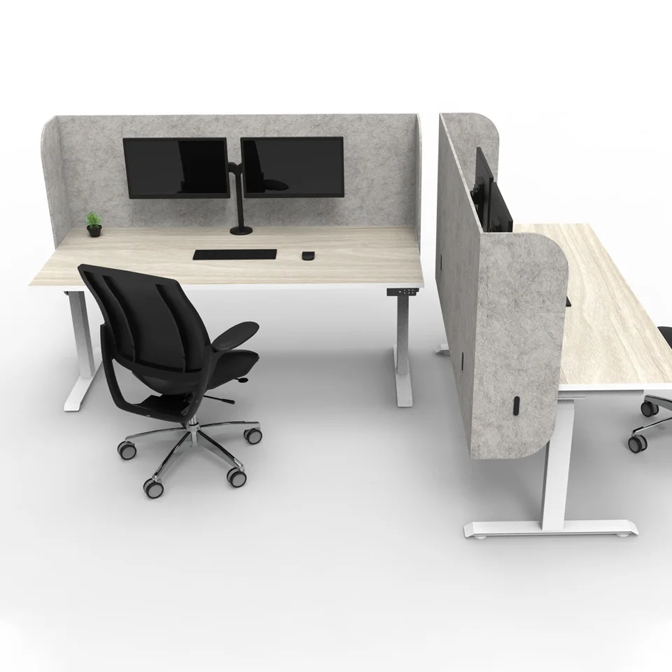 PET Sound proof wall panel DESK DIVIDER 100% polyester fiber Recyclable Office Desk Screen PET Acoustic panels