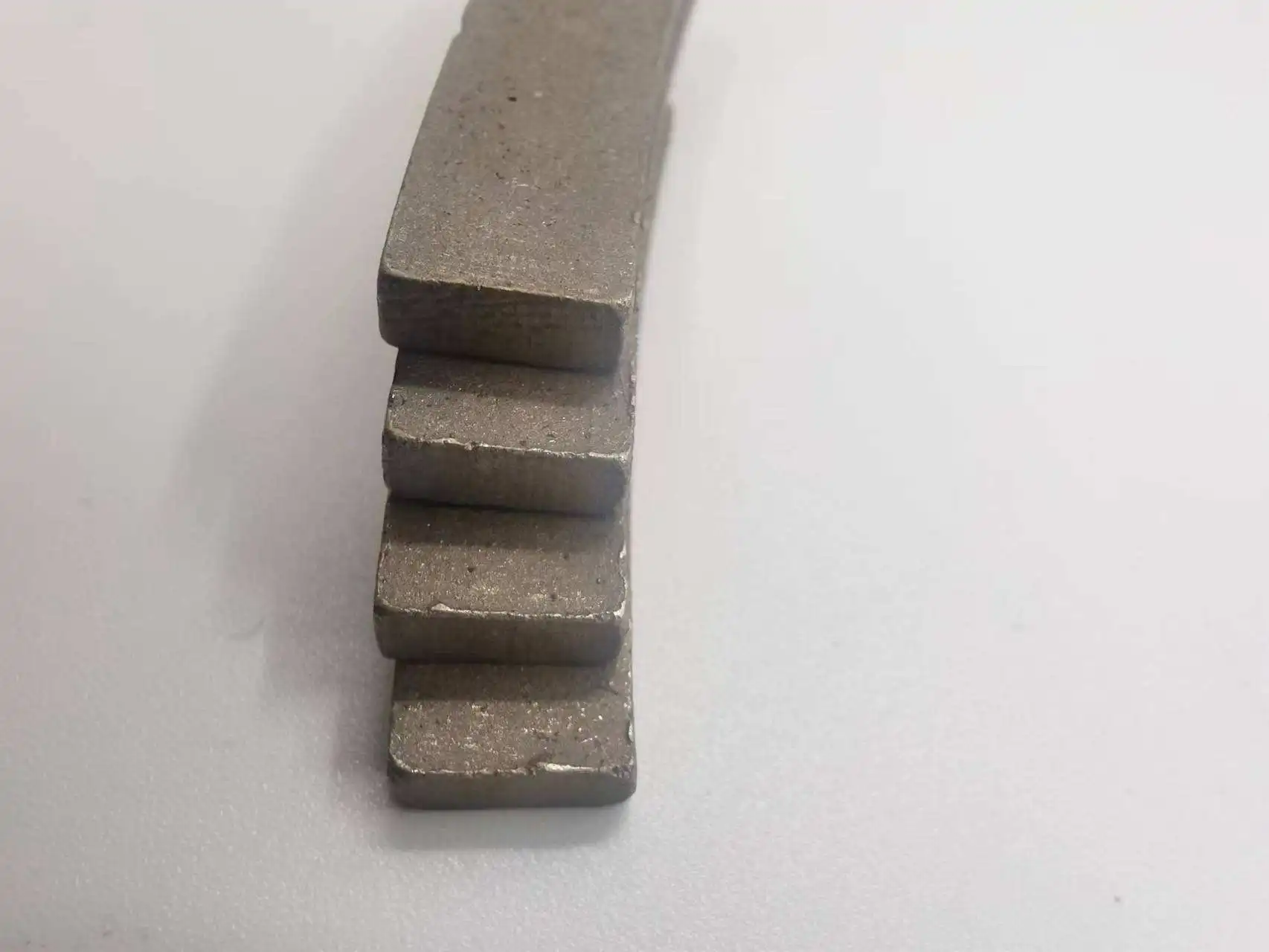 Sintered Diamond Segment  Welding Machine Silver Diamond  For Marble Sandstone Basalt Slate diamond segment