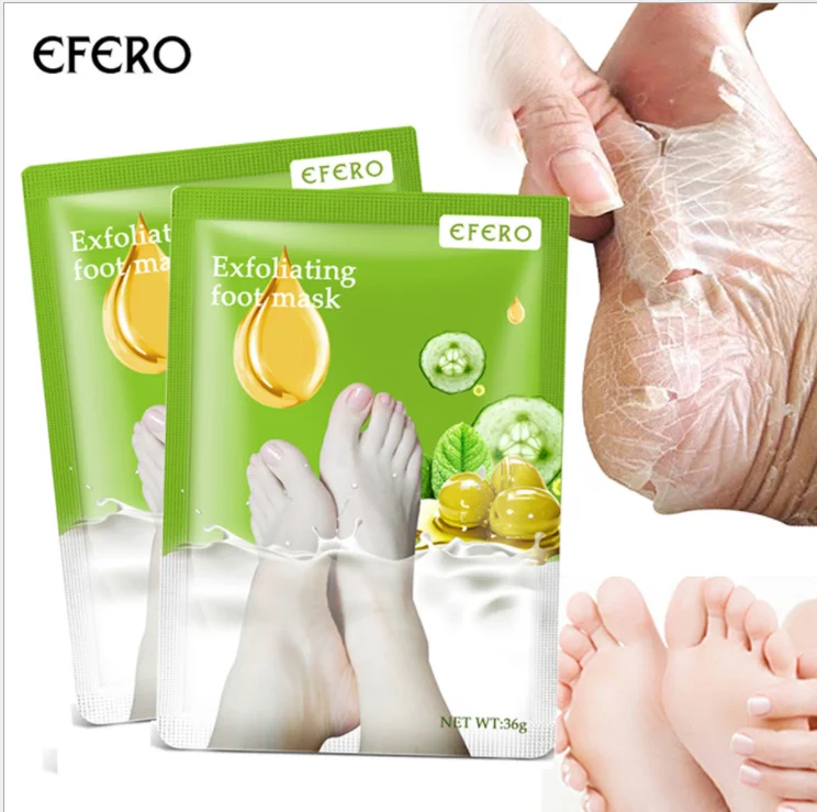 Natural Olive Oil Foot Mask & Moisturizing Foot Peeling Mask for Exfoliating Dead Skin