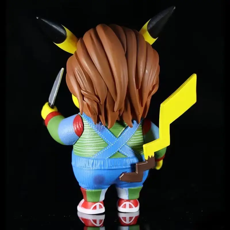 Wholesale Japanese Cartoon Pokomon Anime Figure Pika Action 10CM PVC Toys Cos Cute Doll Collection Model