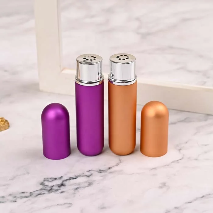 Metal Aluminium Travel Nasal Inhaler Aroma Diffuser For Essential Oils