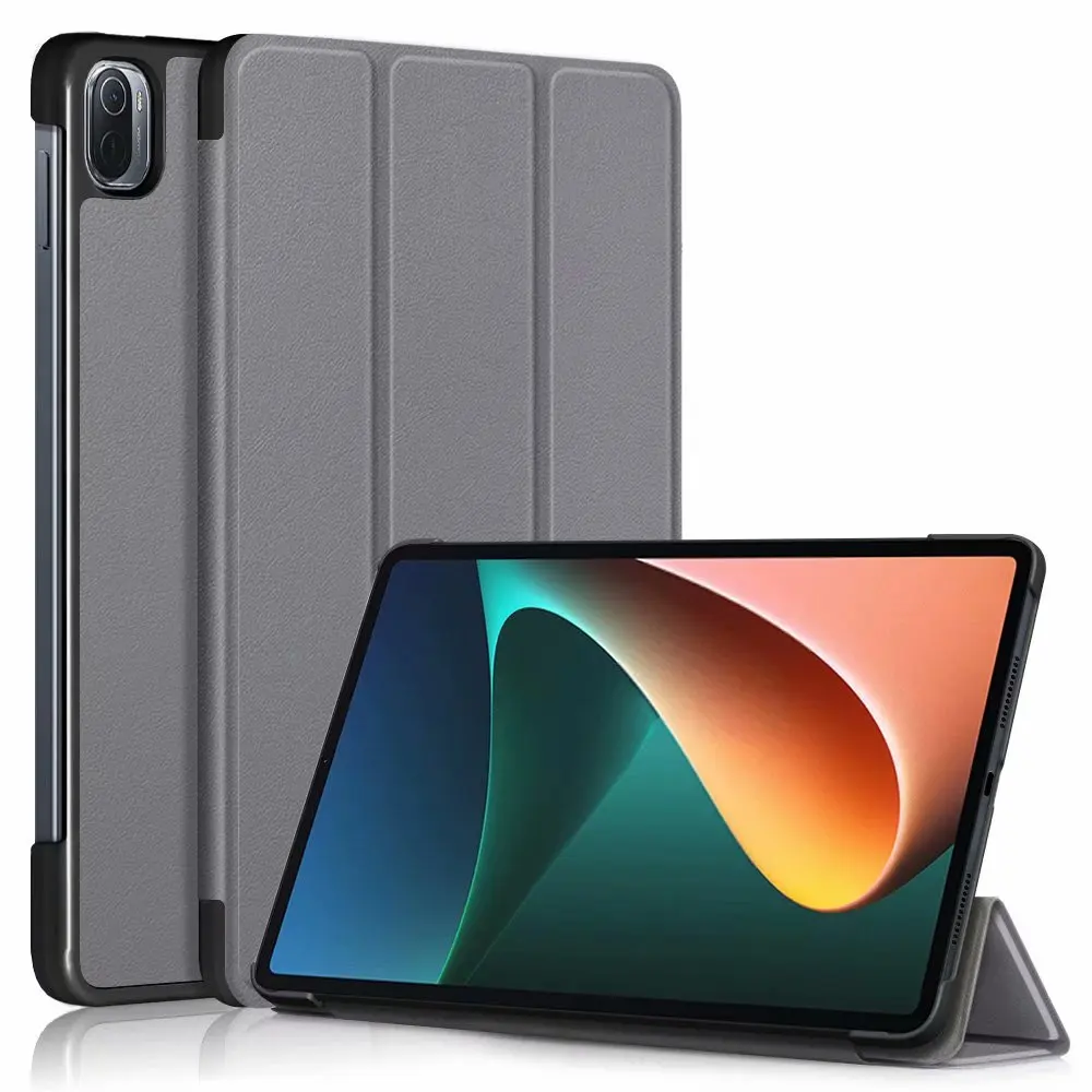 Умный чехол из искусственной кожи для Xiaomi mi pad 5 трехцветный планшетного ПК Pro 11