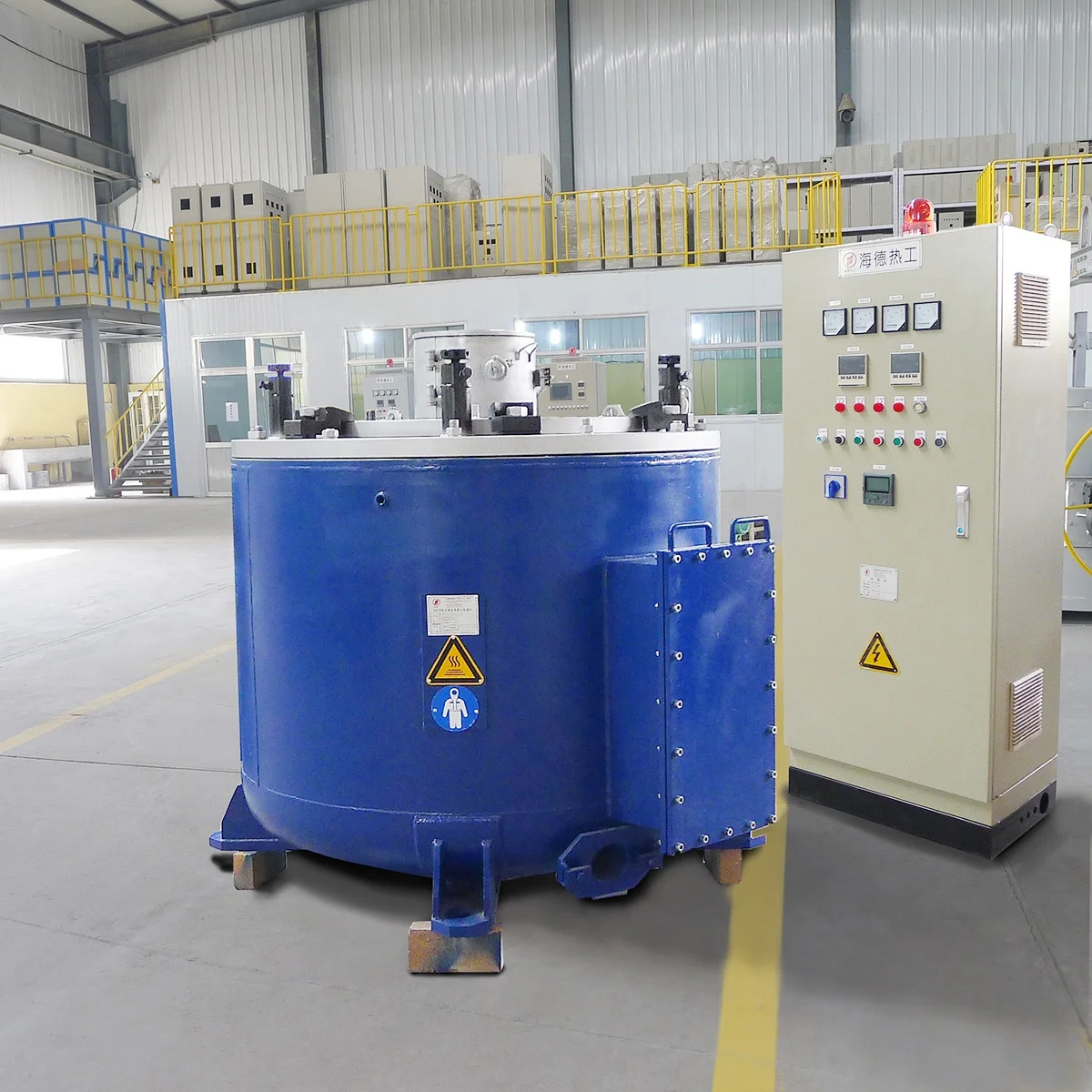 600KG Gas fired hydraulic titlling melting & holding crucible furnace for aluminum foundry