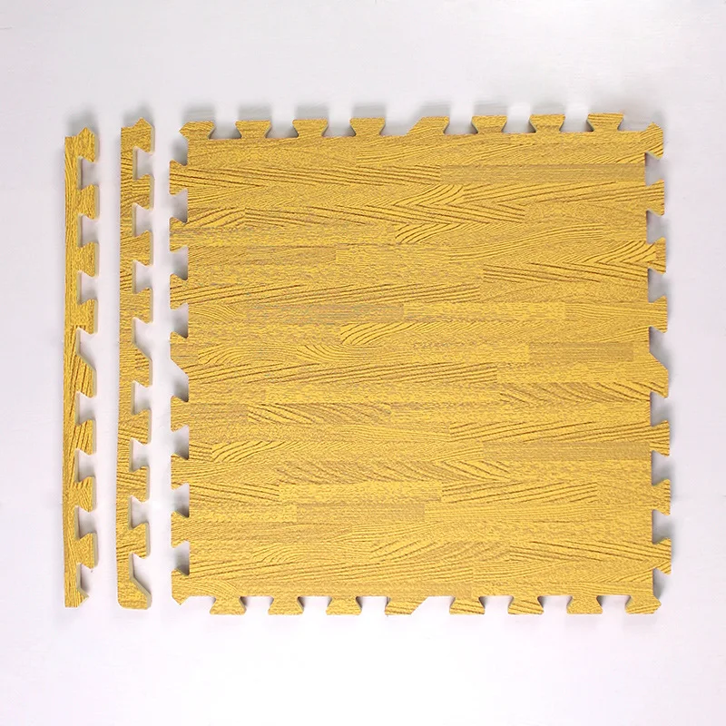 Soft tiles wood grain foam mats tatami interlocking floor mats