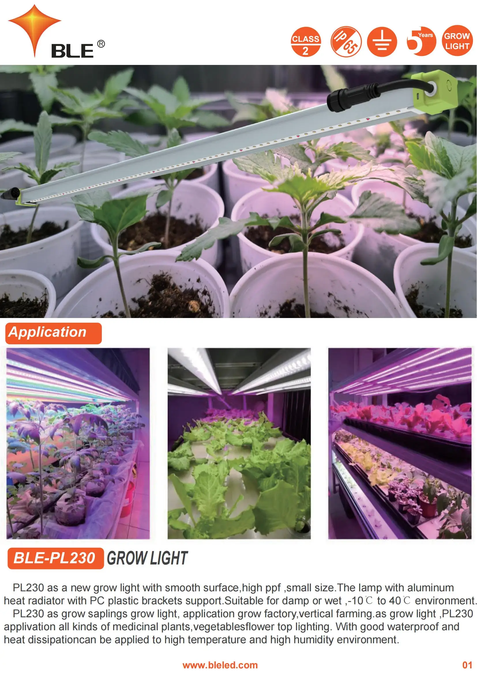 Hydroponic 4ft 20W 30w Grow Light EDJ Fluorescent Hanging Fixture Reflector NANO Reflector Grow Light Kit