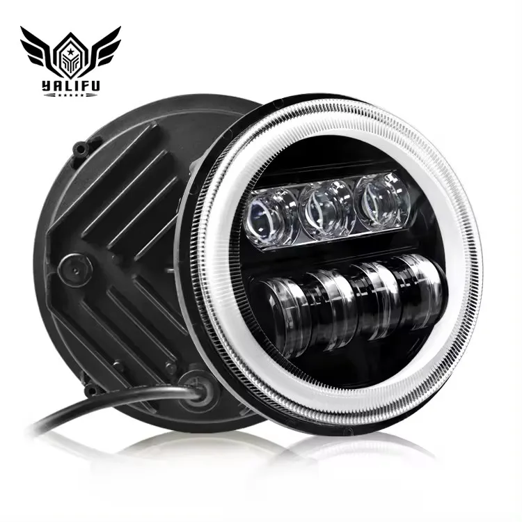 Top selling 7inch led drl running lights 4wd driving lights review australia custom 3030 headlight cob headlamp car