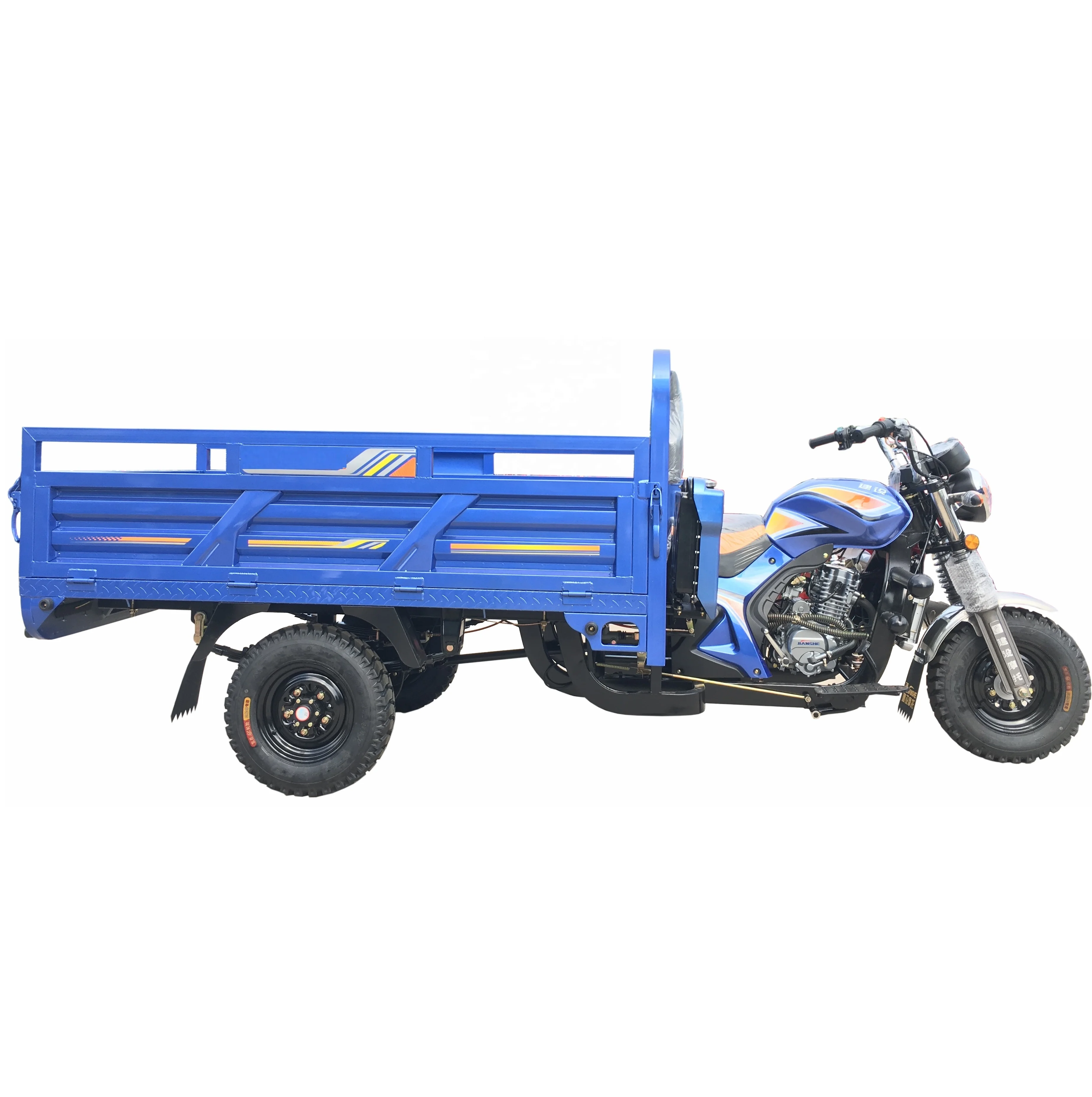 gasoline water cooled zong shen engine heavy loading 3 wheel motorcycle trailer model JP-31 TRICYCLE
