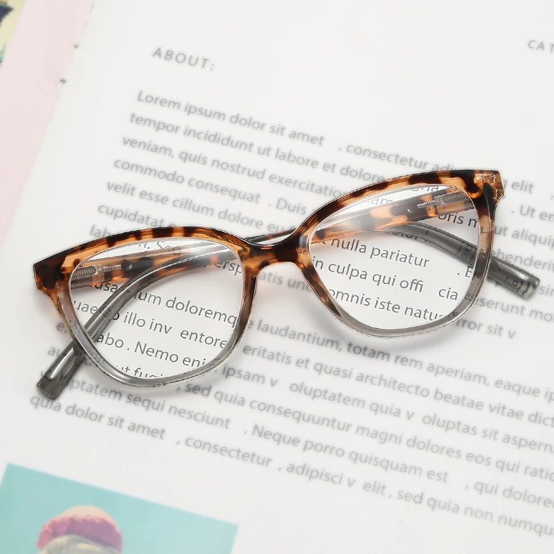 NWOGLSS Reader Eye Protection HD Square Eyeglasses Frame Lightweight Reading Glasses