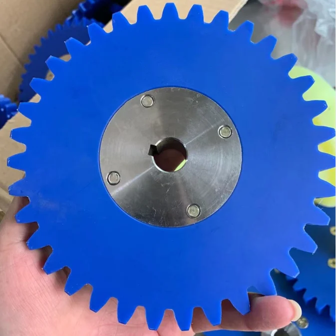 CNC plastic parts customized CNC plastic gears machining MC nylon gears