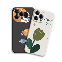 Shockproof Flexible Soft Phone Silicone Phone Cover  DIY Handmade Custom For  iPhone13 12 11 Silicone TPU Soft DIY Phone Case