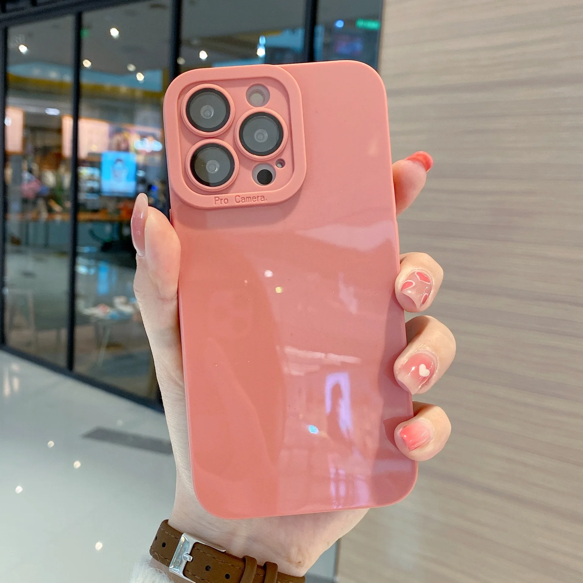 2022 new trend mobile phone case solid color soft shell all-inclusive protective cover for iphone case