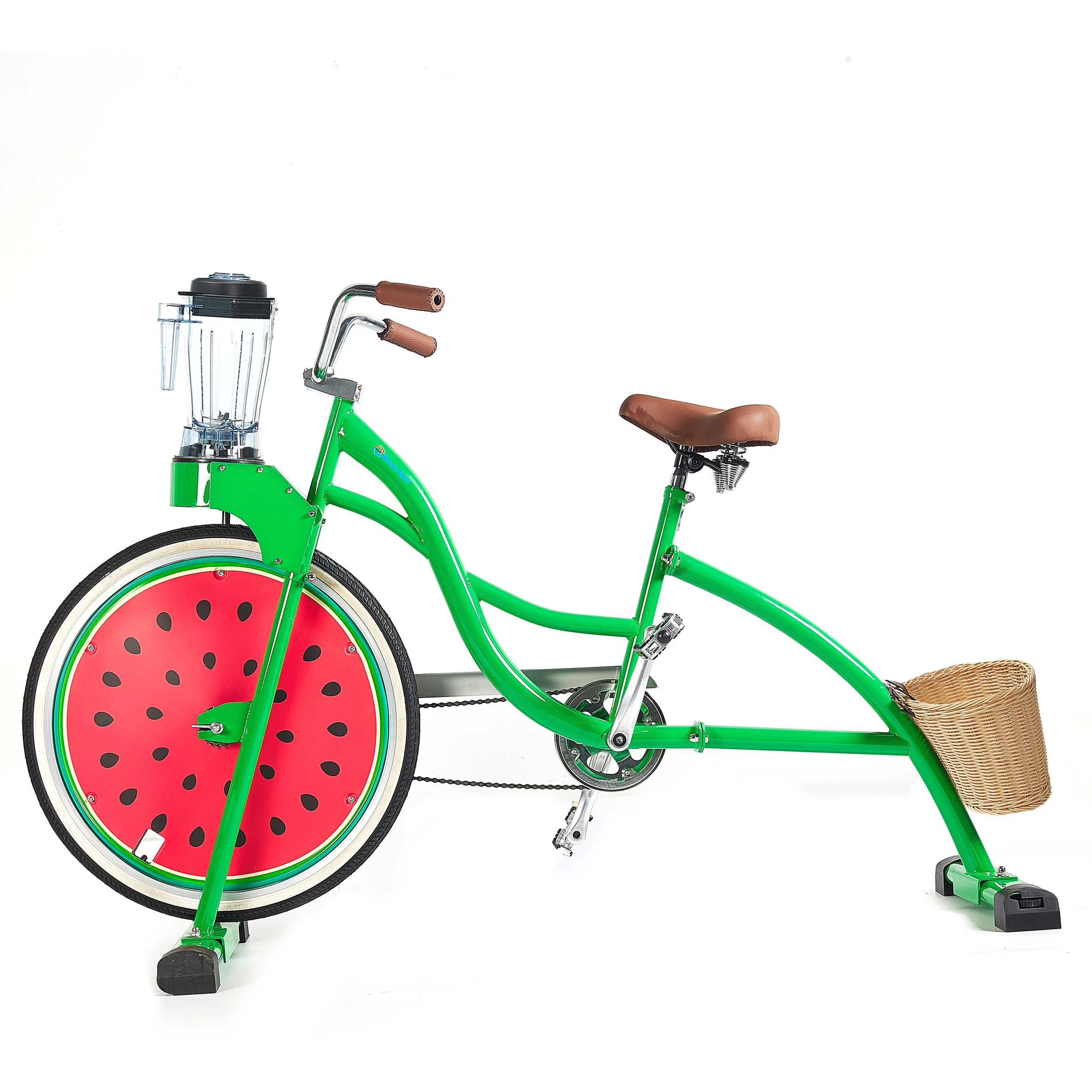 EXI bicycles advertisement Green Exercise Profession Retro Fruits Juicer Machines Party Bikes