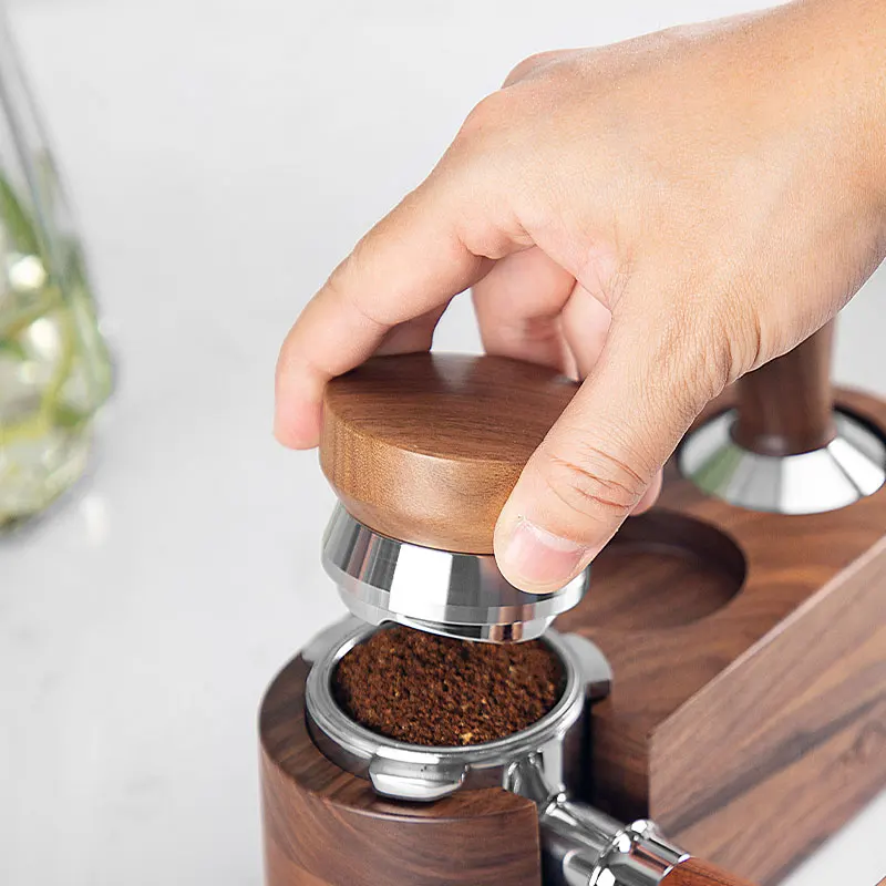 Регулируемый Темпер для кофе, двухголовочный распределительный инструмент, профессиональный пресс для кофе