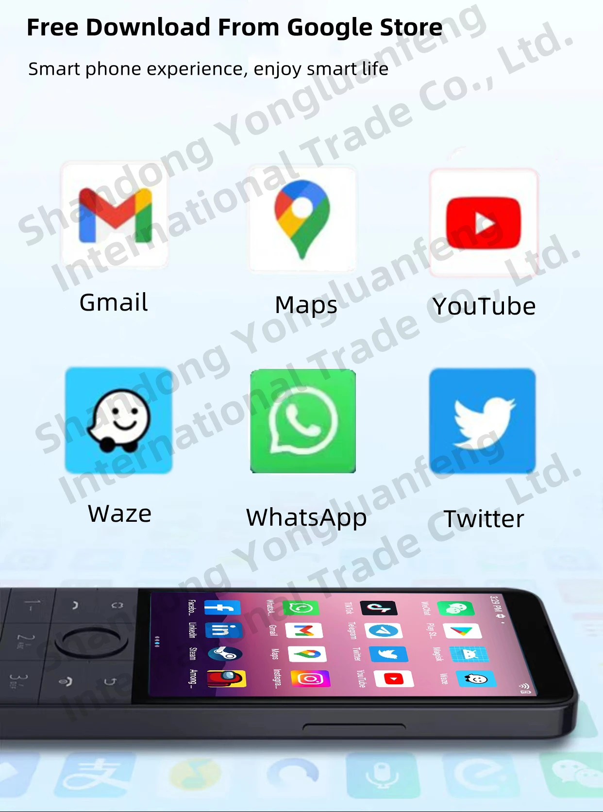 Goo-gle Available Global Version Duoqin f22 Pro Android 12 SmartTouchScreen 4G Mobile Phones Free Shipping F22 Pro pre order