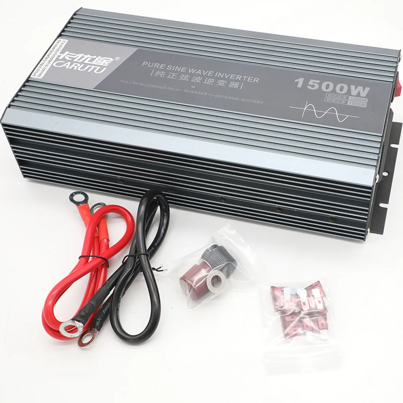 Pure Sine Wave Inverter Inversor Senoidal 120V 1500 Watt Power Solar 1.5Kva Watts 24 Volts 24V 230V Convertisseur 12V 220 1500W