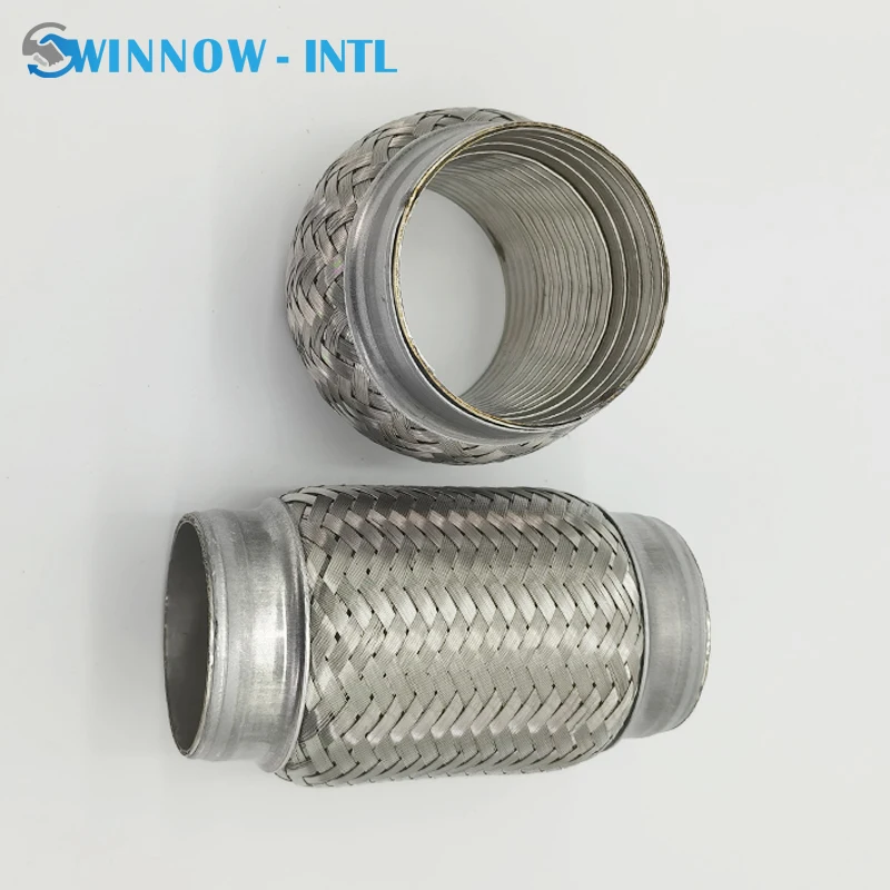 K2 Ferrule With InterLock Car Pipe Tube Exhaust For Muffler Weld Flexible Joint Auto Set Parts Safe