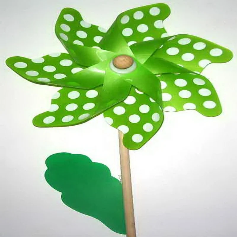 Educational DIY toys Function Pinwheel beautiful colorful dot windmill