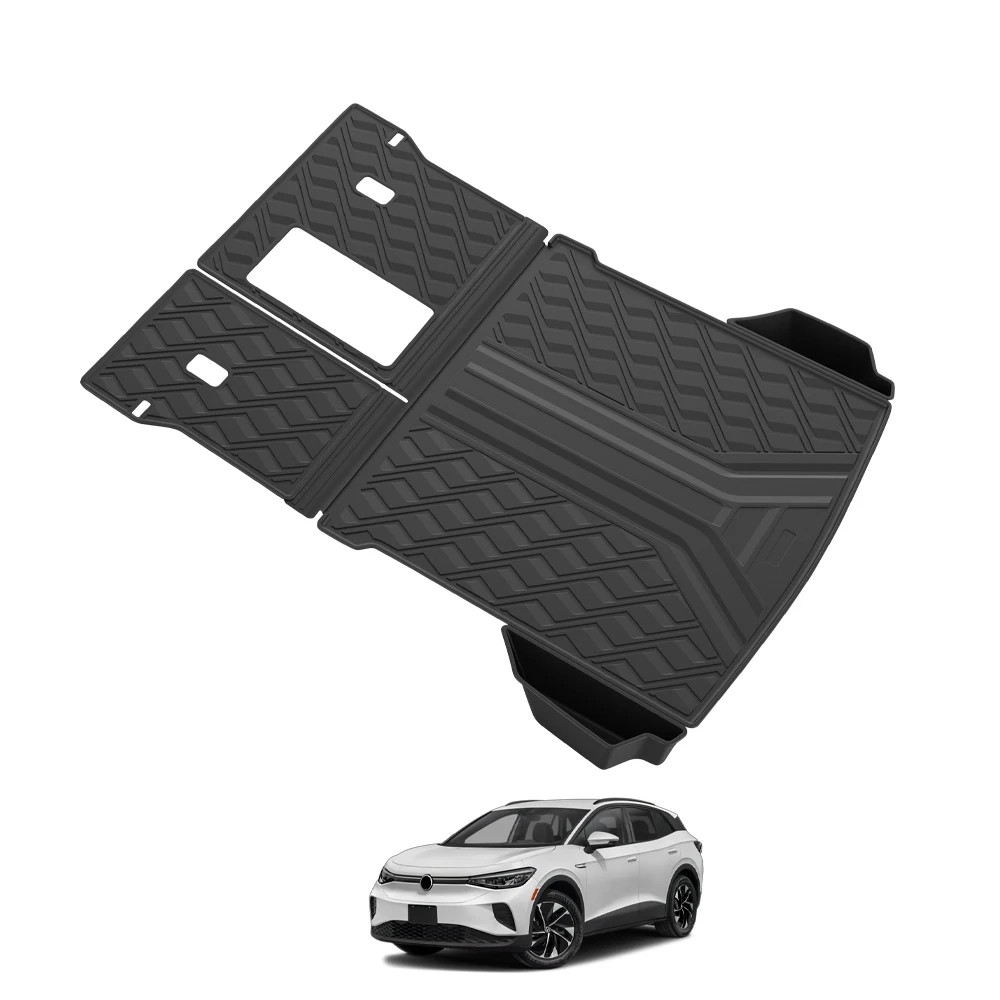 TXR 5d Wholesale Car Interior Accessories OEM TPE Raw Material AUTO Black Color Floor Mats for VOLKSWAGEN  ID4 2022-