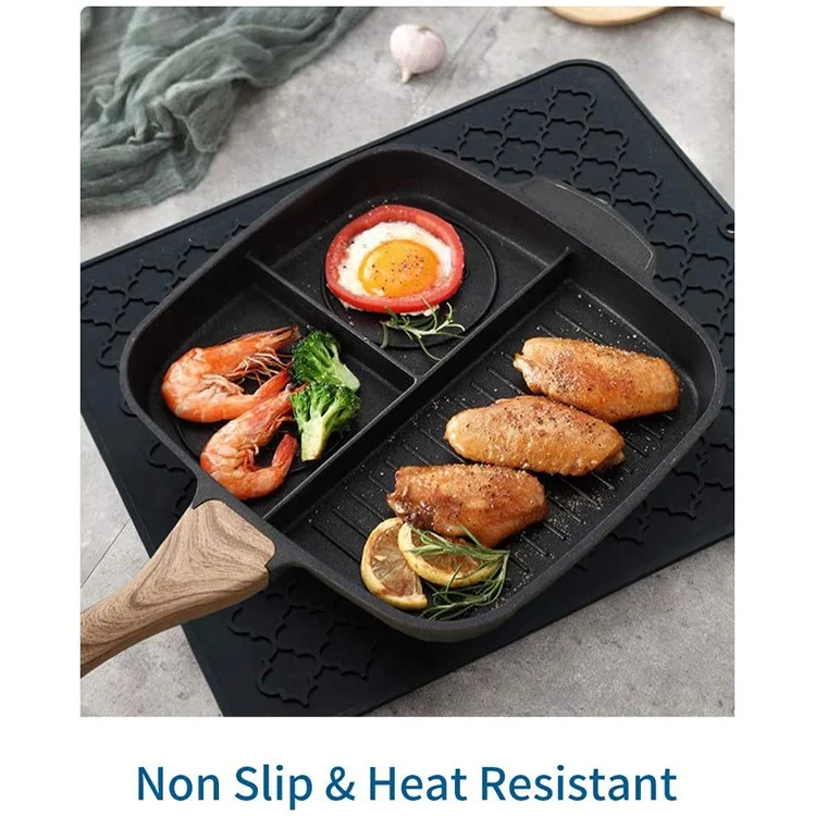 New Pattern Heat-resistant Mat  Cooking Preparation Area, Bakeware/ Sink Mat,silicone Dry Mat