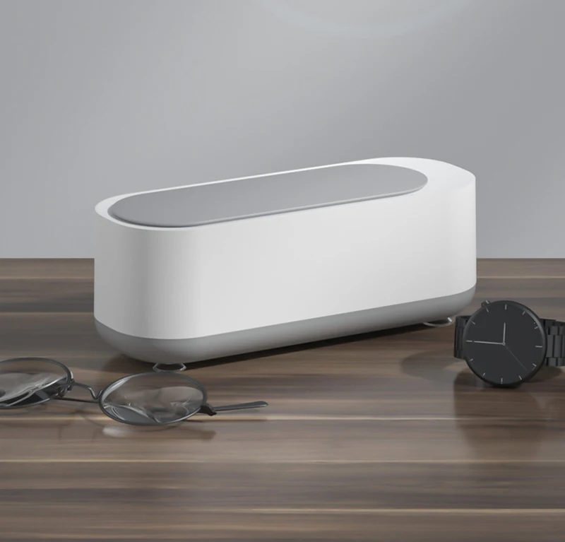 Домашний портативный мини-Ультразвуковой вибрационный очиститель Кисть для макияжа ювелирные изделия очки скобы маленький очиститель