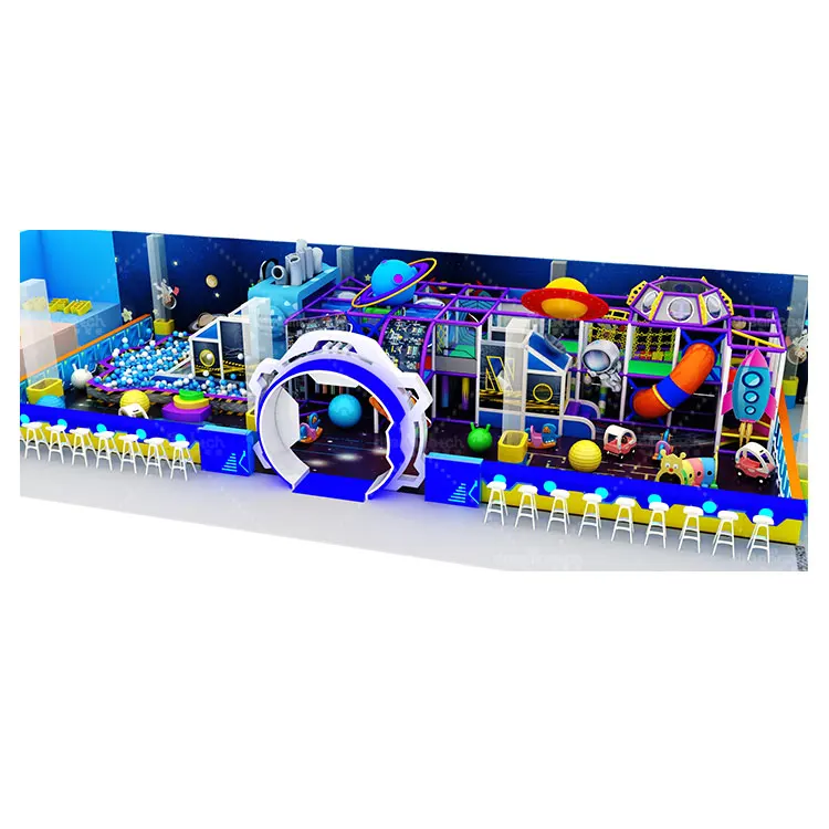 Custom Children playroom soft play center equipment set commercial indoor kids playground