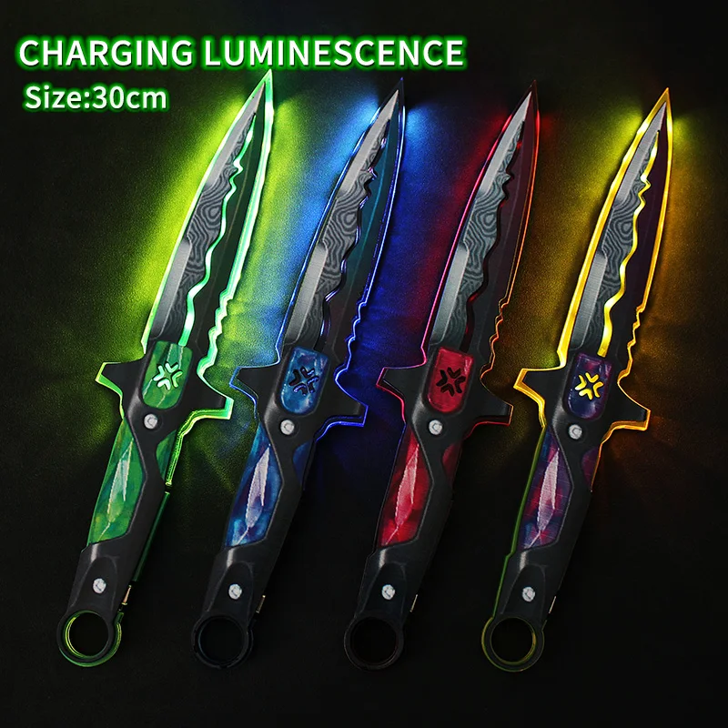 Valorant Acrylic Luminescent LED Cosplay Toys Boys Game Gifts Colorful Secure Rechargeable